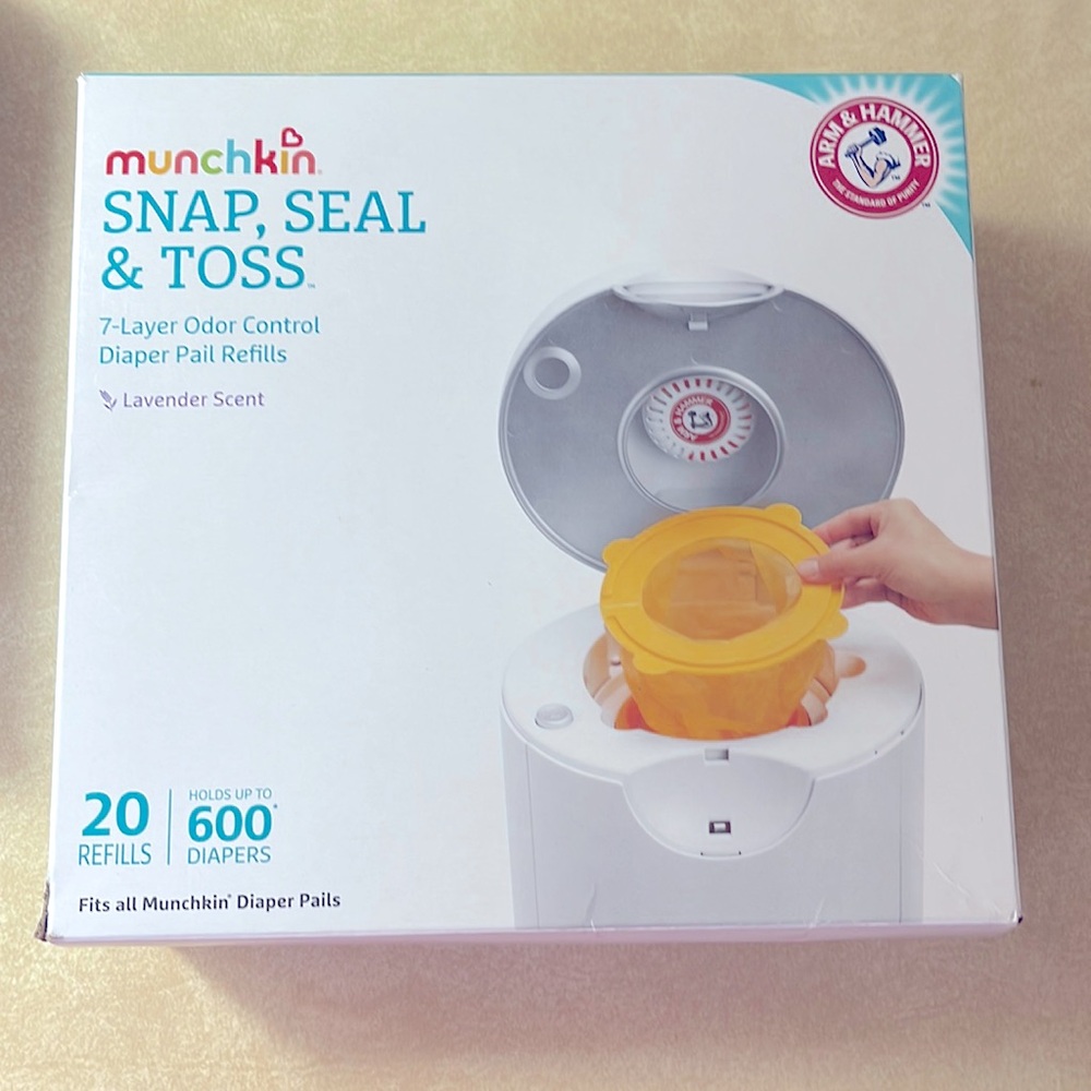 Munchkin diaper pail liners. New in sealed box.